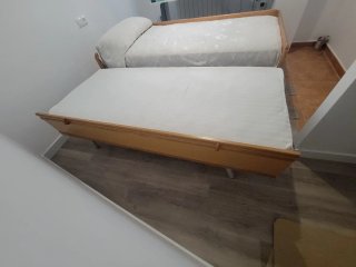 Cama nido,Estructura de madera 1,90. Es negociable