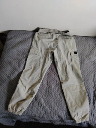 Pantalones Cargo Beige Hombre