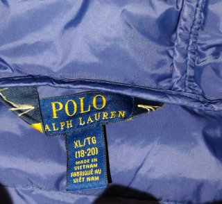 Chaqueta acolchada Polo Ralph Lauren azul original
