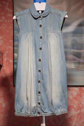 Vestido vaquero Blanco Talla 38