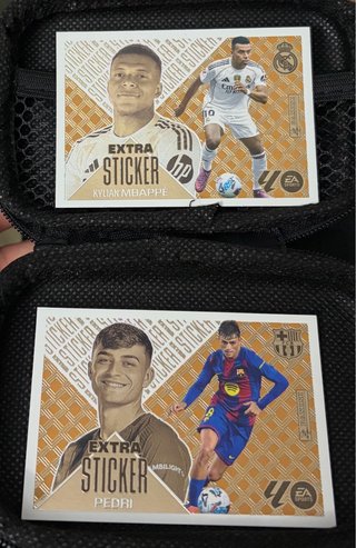 2 Cromos Extra Liga: Mbappé y Pedri