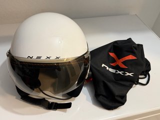 Casco Moto Nexx Blanco talla M-58