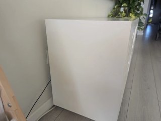 Mueble TV madera blanco