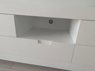 Mueble TV madera blanco