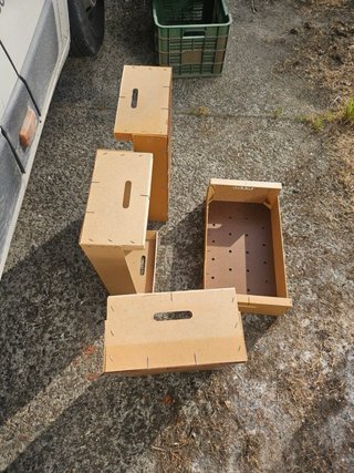 Cajas de madera para mudanzas o almacenaje