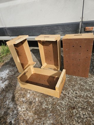 Cajas de madera para mudanzas o almacenaje