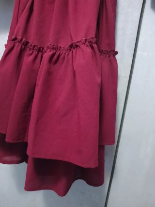 Abito Le Robe corto con cintura oro