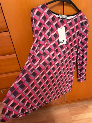 Blusón ADET estampado geométrico talla L