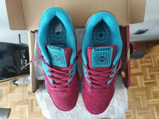 Saucony Grid 8000 Rojo/Turquesa