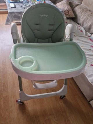Trona Peg Perego verde menta plegable