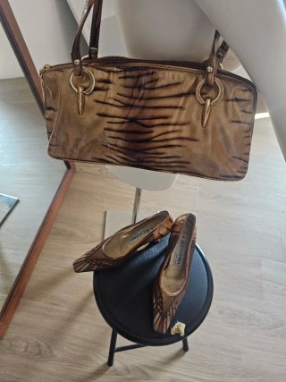 Lote Bolso y Zapatos Accademiaz Vintage Y2K