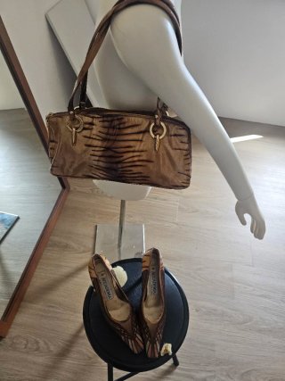 Lote Bolso y Zapatos Accademiaz Vintage Y2K