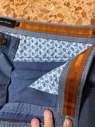 Pantalones Massimo Dutti Talla 46 Azules