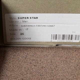 Golden Goose Super Star Preto/Cinza Tam 46