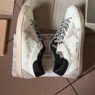 Golden Goose Super Star Preto/Cinza Tam 46