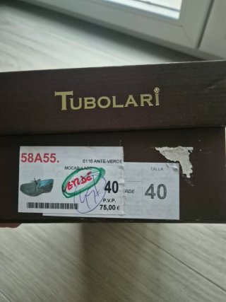 Zapatos verdes talla 40