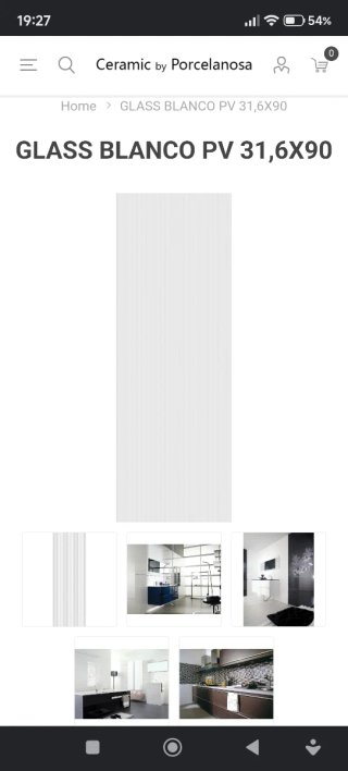 Revestimiento Porcelanosa Glass Blanco