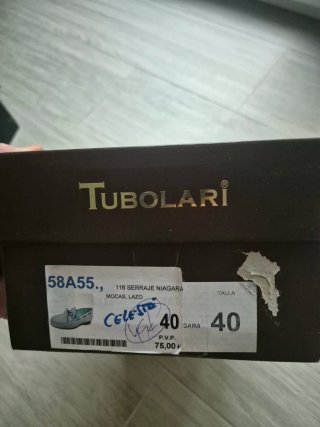 Zapatos planos Tubolari azul