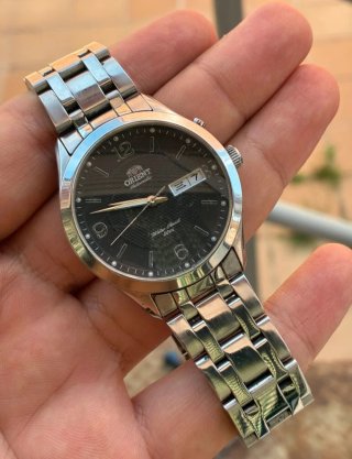 Reloj Orient Automático Negro/Plata