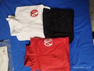 Chándal La Moraleja CF (Blanco, Rojo, Negro)