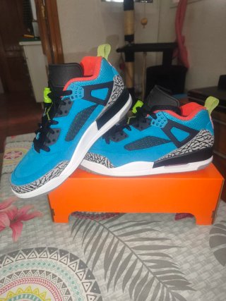 Jordan Spizike Low Toro/Blue