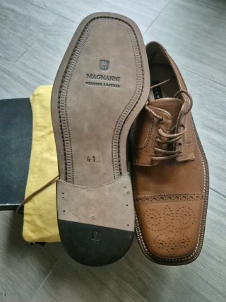 Zapatos Magnanni Marrones Brogue