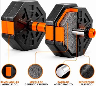 Kit Mancuernas Ajustables MANIBOOM 20kg
