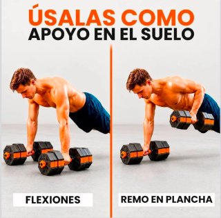 Kit Mancuernas Ajustables MANIBOOM 20kg