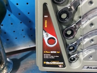 GEARWRENCH 9850 - Juego llaves carraca métricas