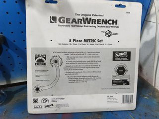 GEARWRENCH 9850 - Juego llaves carraca métricas