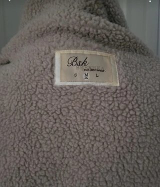 Chaqueta de punto forrada borreguito Talla M