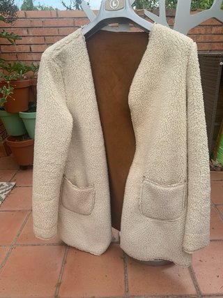 Abrigo reversible antelina y borreguito