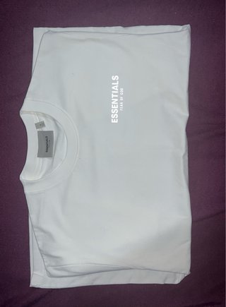 Camiseta Essentials Blanca Talla M