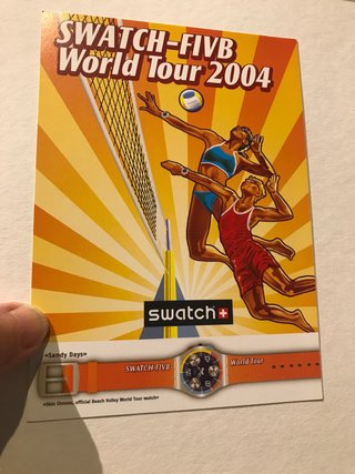 Swatch FIVB World Tour 2004 Postal vintage