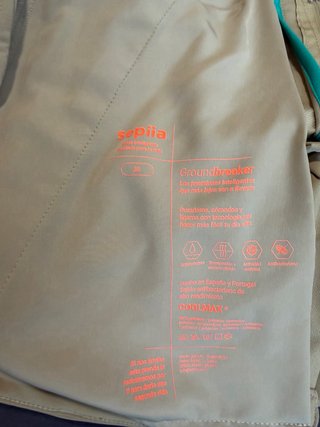 Pantalón Sepiia Tecnológico Beige Nuevo