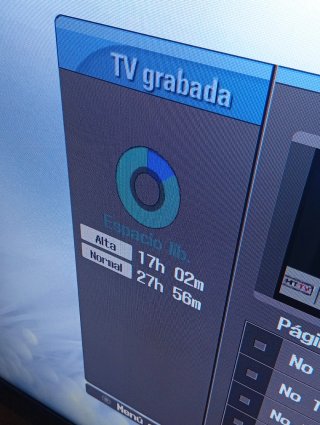 TV LG 42 con grabación disco duro 80gb
