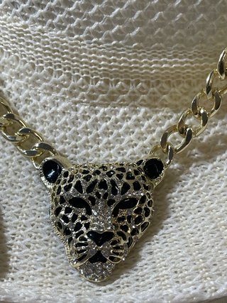 Fiesta de Lujo Collar y Pendientes Leopardo