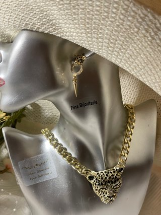 Fiesta de Lujo Collar y Pendientes Leopardo