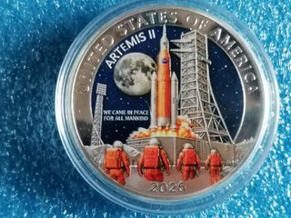 Moneda Artemis II United States of America