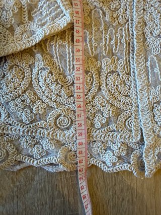 Kimono Zara Niña Encaje Beige