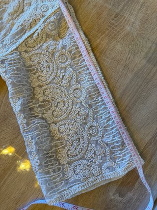 Kimono Zara Niña Encaje Beige