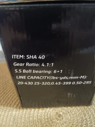 Carrete de Pesca Burning Shark Nuevo