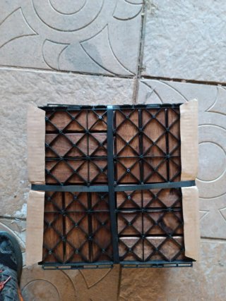 Pack 9 Baldosas Madera Acacia Catral