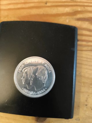 Moneda Plata 12€ 2004 Juan Carlos y Sofía