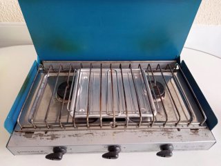 Fornello Campingaz Chef 2 fuochi + griglia