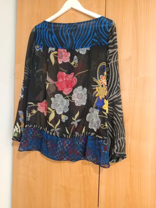 Blusa Desigual Talla 36 Estampada