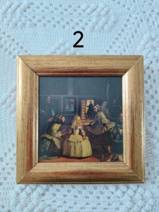 Conjunto de 6 cuadros pequeños famosos