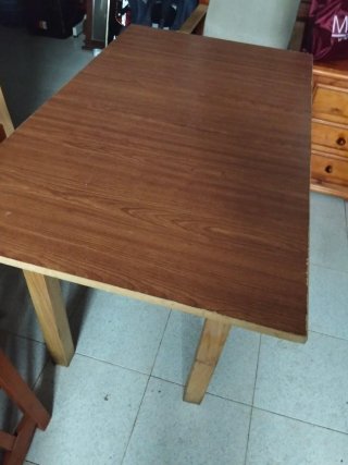Mesa rectangular madera 120x70 cm