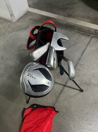 Bolsa de golf para niño roja