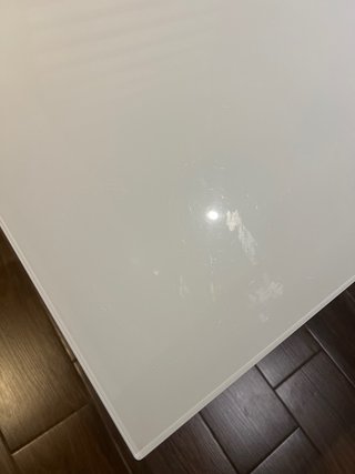 Mesa elevable de salón cristal y metal